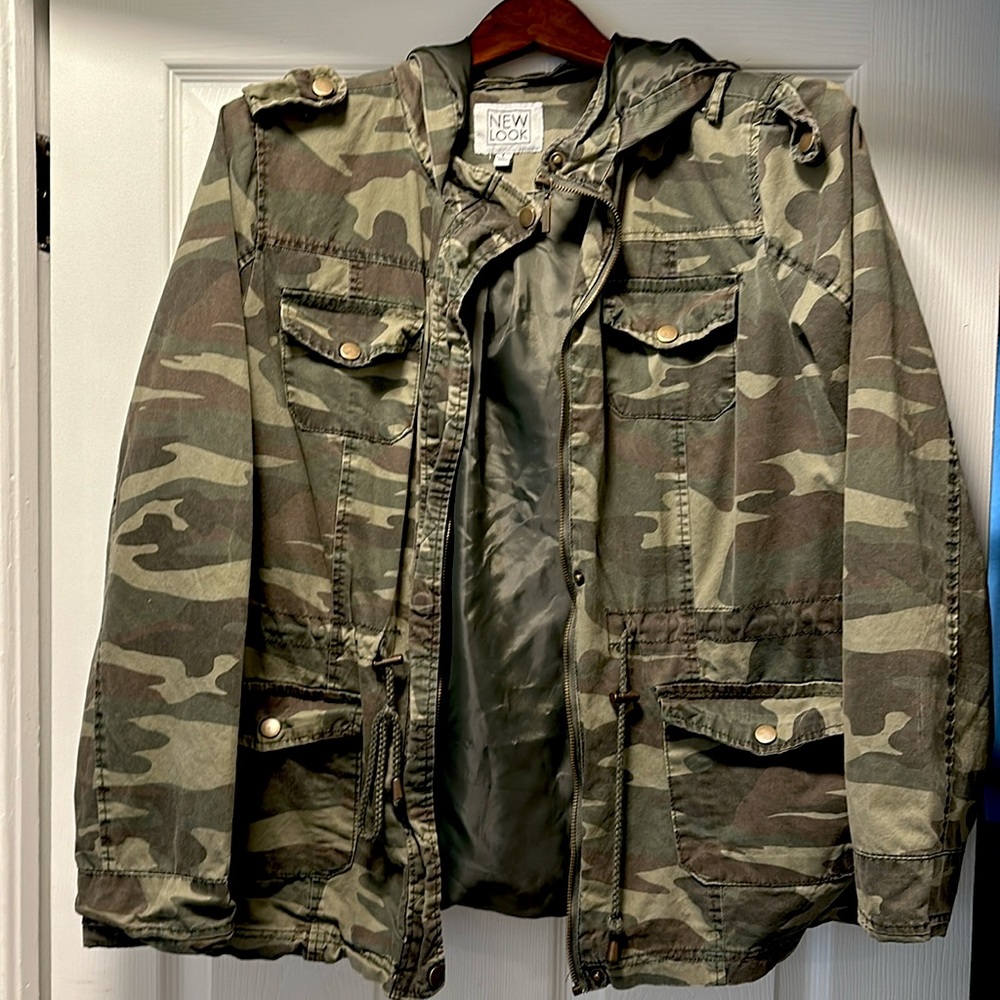 Vintage look - Camo Jean Jacket